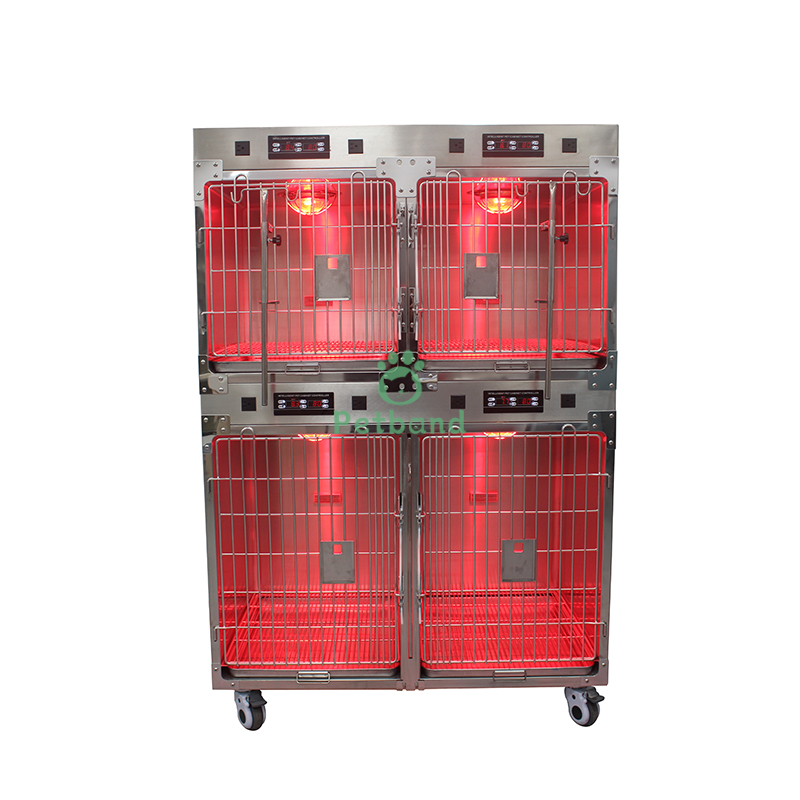 Veterinary nnfrared insulation oxygen chamber cage PBVC-D03